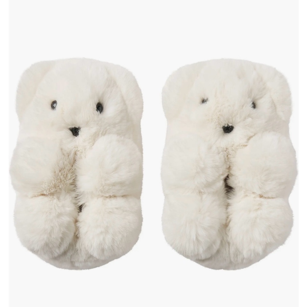 NWT SKIMS Teddy Bear Slippers